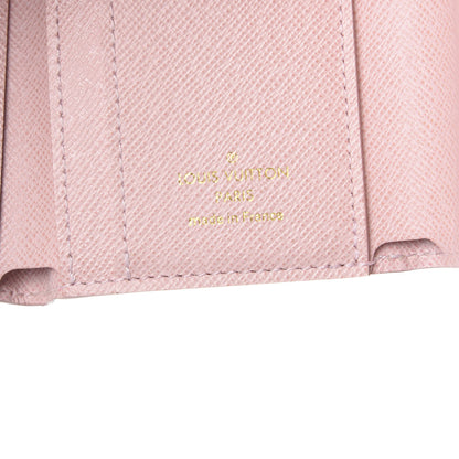 Louis Vuitton Damier Azur Studded Zoe Wallet Rose Ballerine 6 of 6
