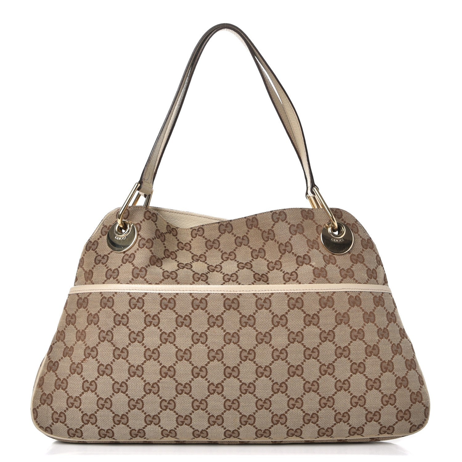 Gucci Monogram Medium Eclipse Shoulder Bag Off White 1 of 10