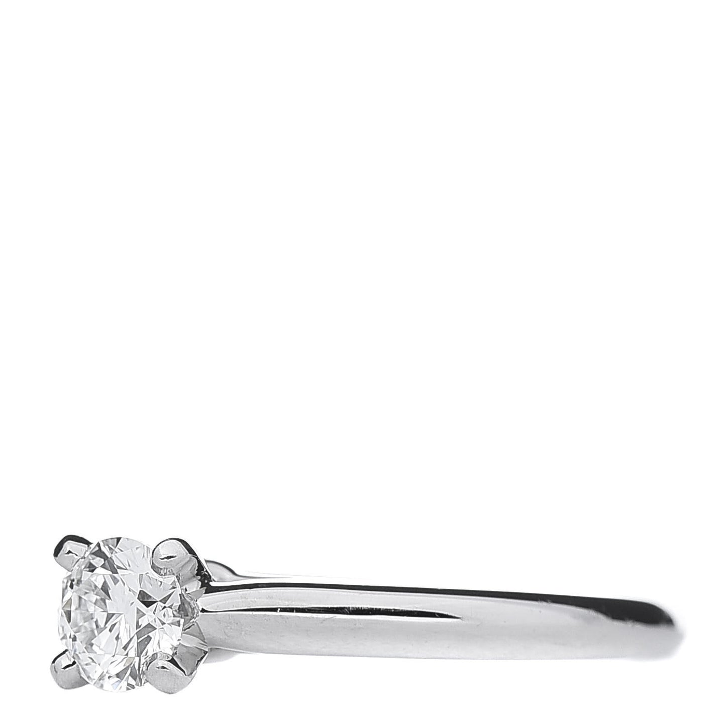 Platinum Diamond .30ct 1895 Solitaire Engagement Ring 48 4.5