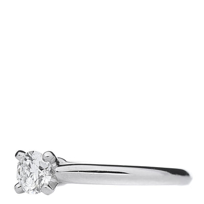 Cartier Platinum Diamond .30ct 1895 Solitaire Engagement Ring 48 4.5 3 of 8