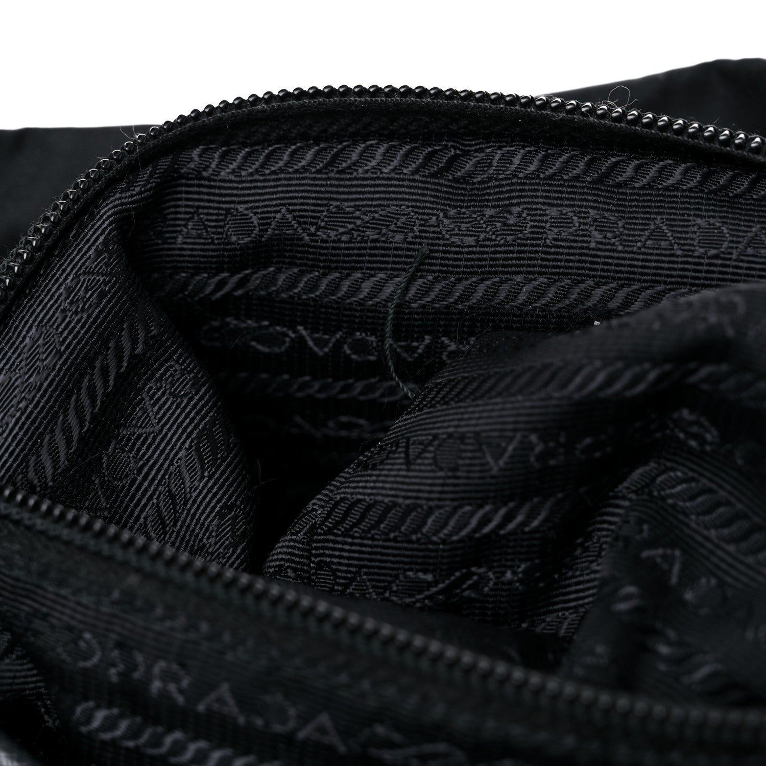 Prada Tessuto Nylon Saffiano Medium Backpack Black 12 of 24