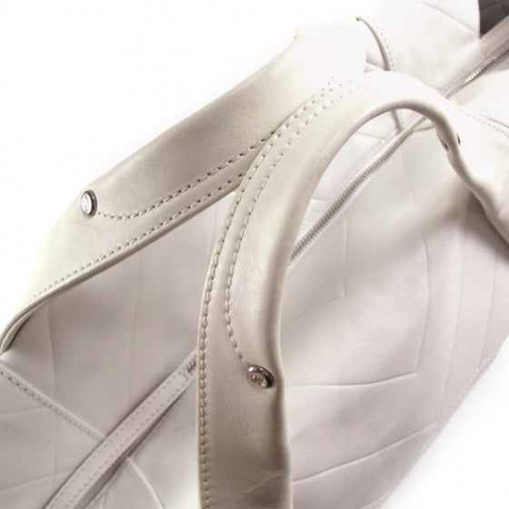 Chanel Leather Large Tote White 7 of 13