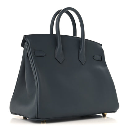 Hermes Swift Verso Birkin 25 Gris Misty Black 3 of 13