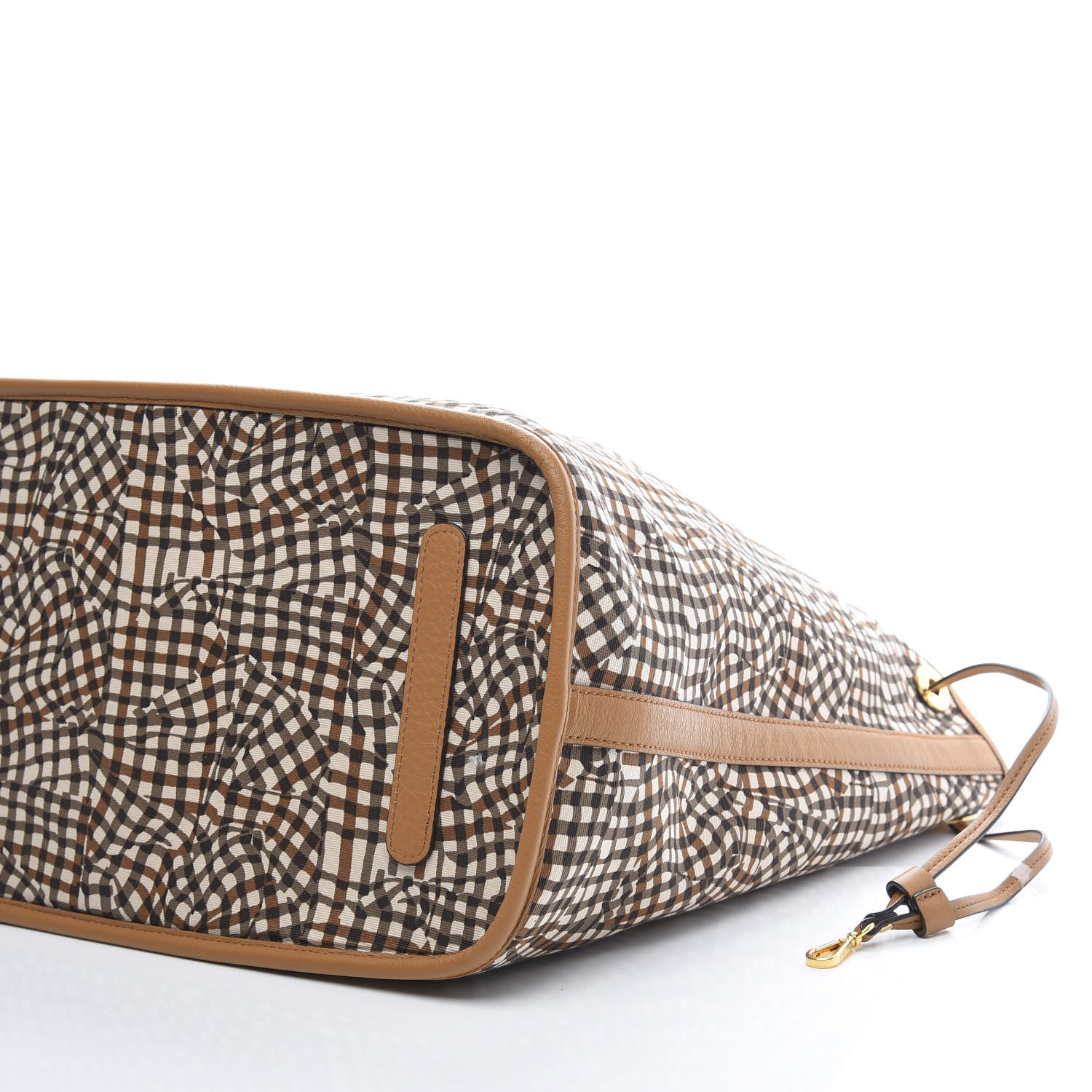 MCM Visetos Large Liz Reversible Shopper Tote Cognac 14 of 15