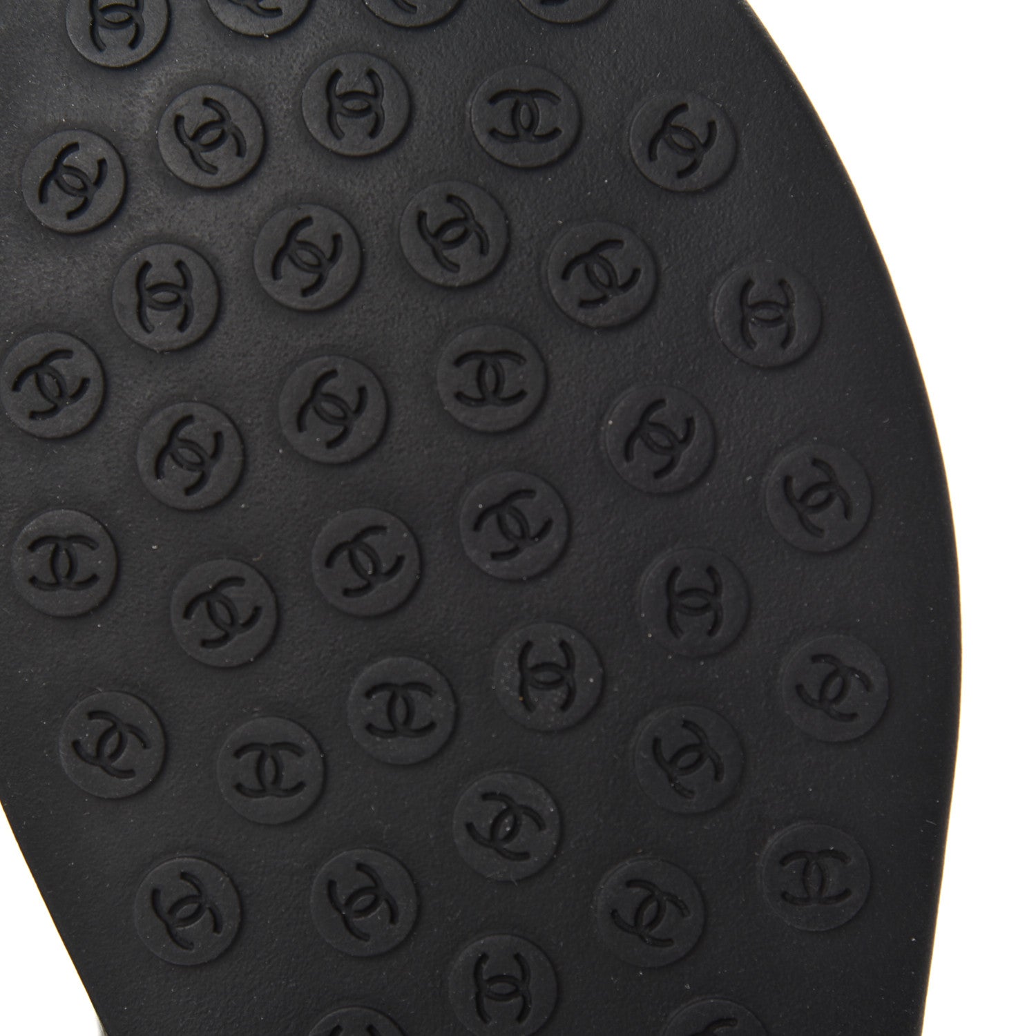 Chanel Sequin CC Sneakers 37.5 Black 6 of 9