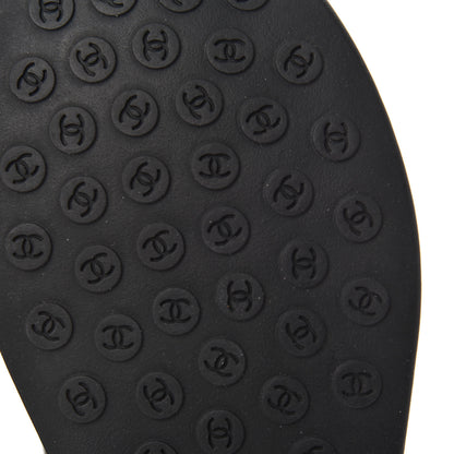 Chanel Sequin CC Sneakers 37.5 Black 6 of 9