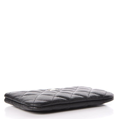 Chanel Caviar Quilted Small Cosmetic Case Black 4 of 8