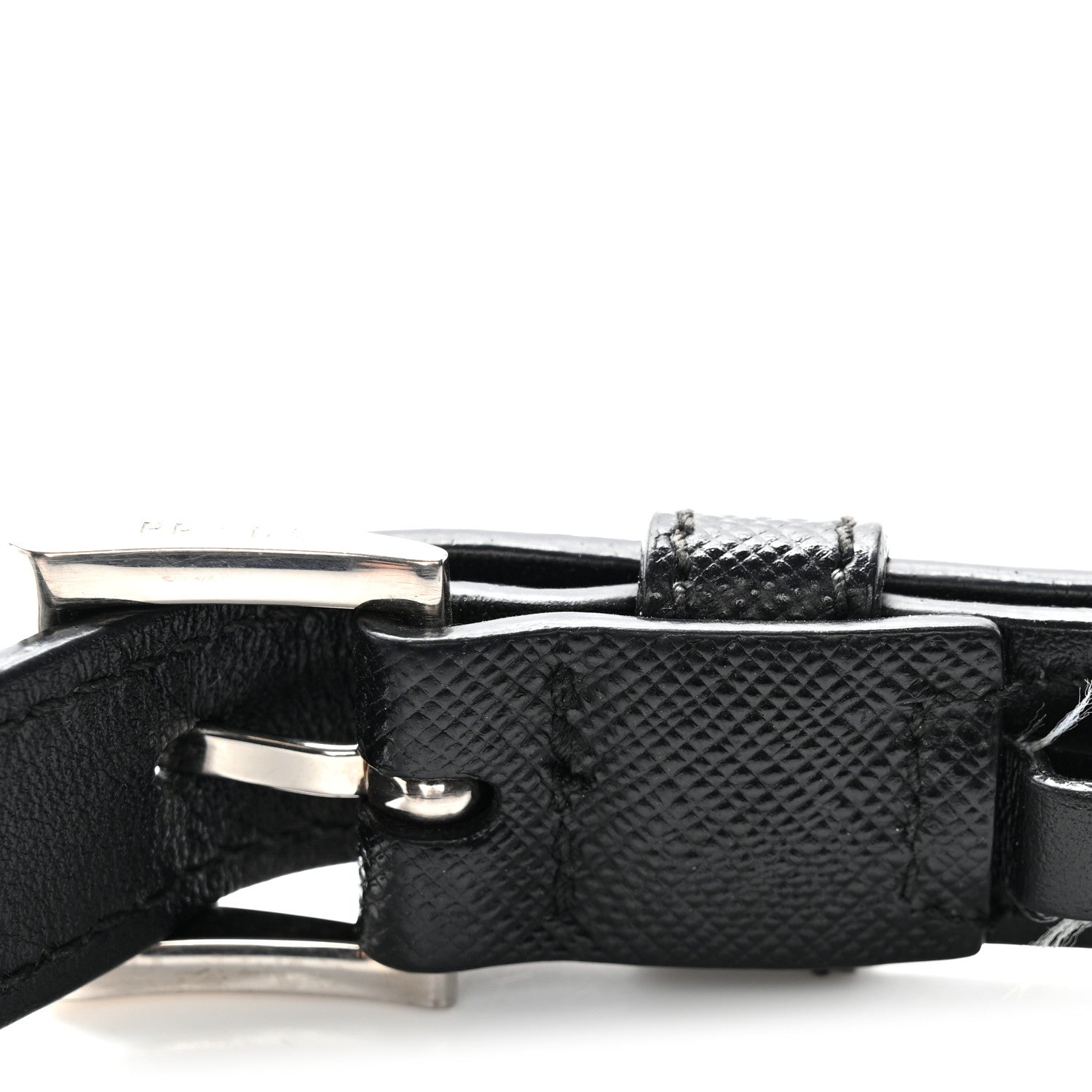 Prada Tessuto Nylon Saffiano Belt Bag Black 11 of 11