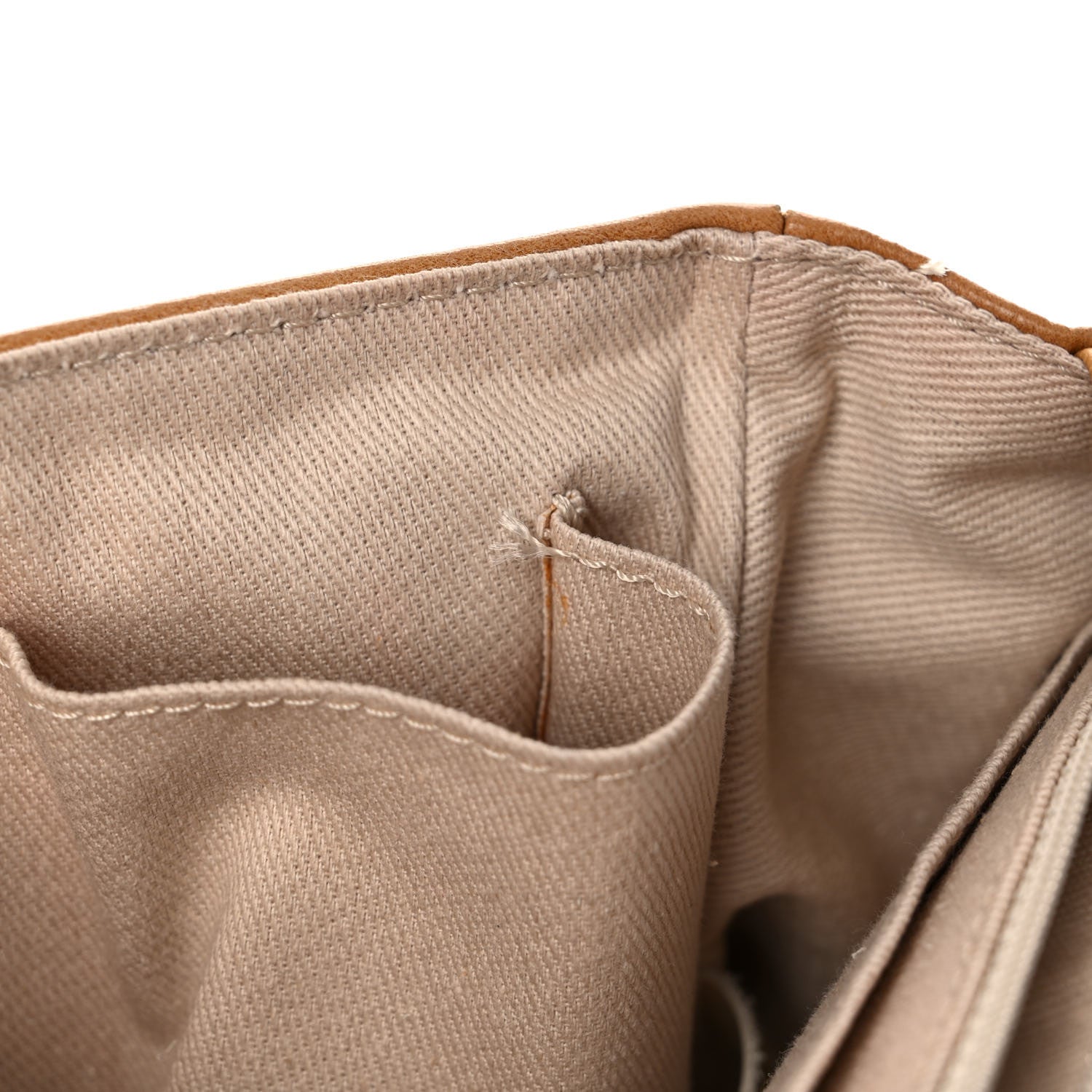 Chanel Calfskin Diagonal Ligne Medium Flap Beige 12 of 20