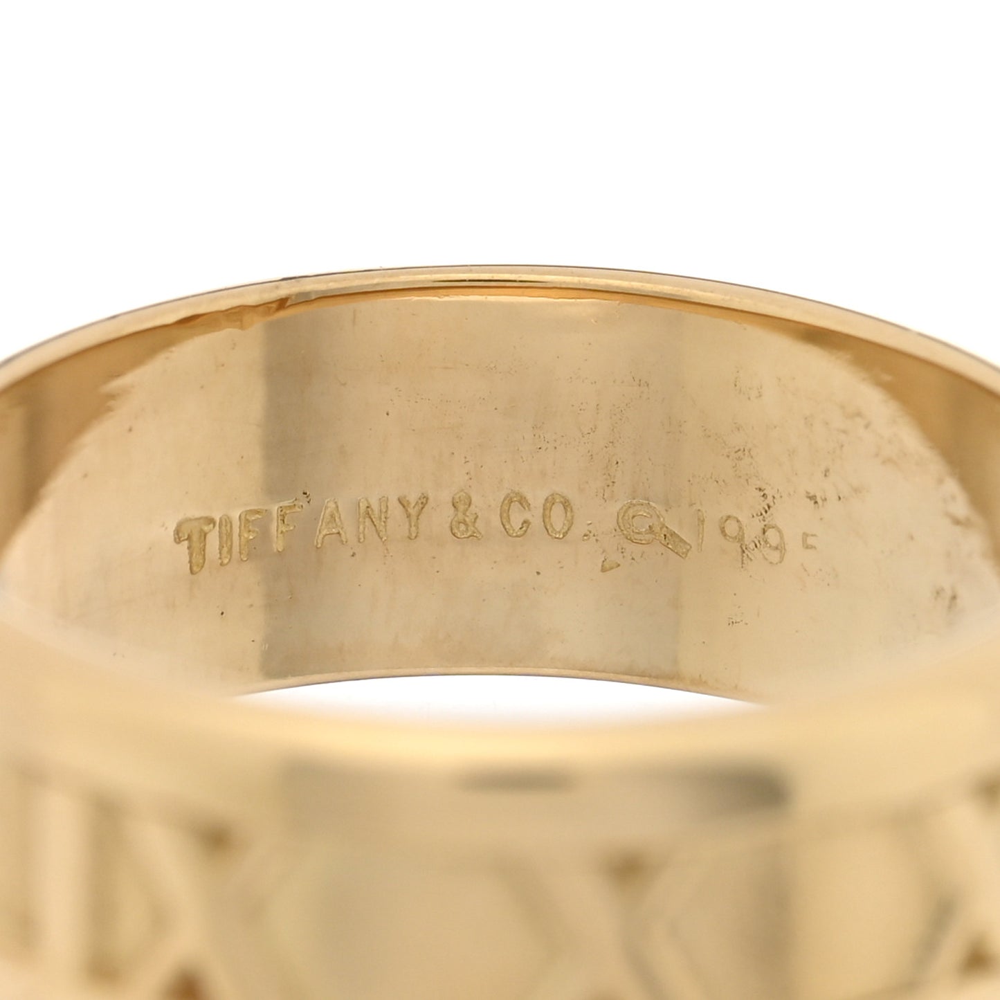 18K Yellow Gold Atlas Ring 51 5.75