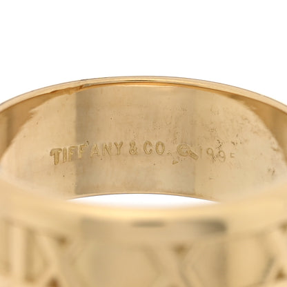 Tiffany 18K Yellow Gold Atlas Ring 51 5.75 4 of 5