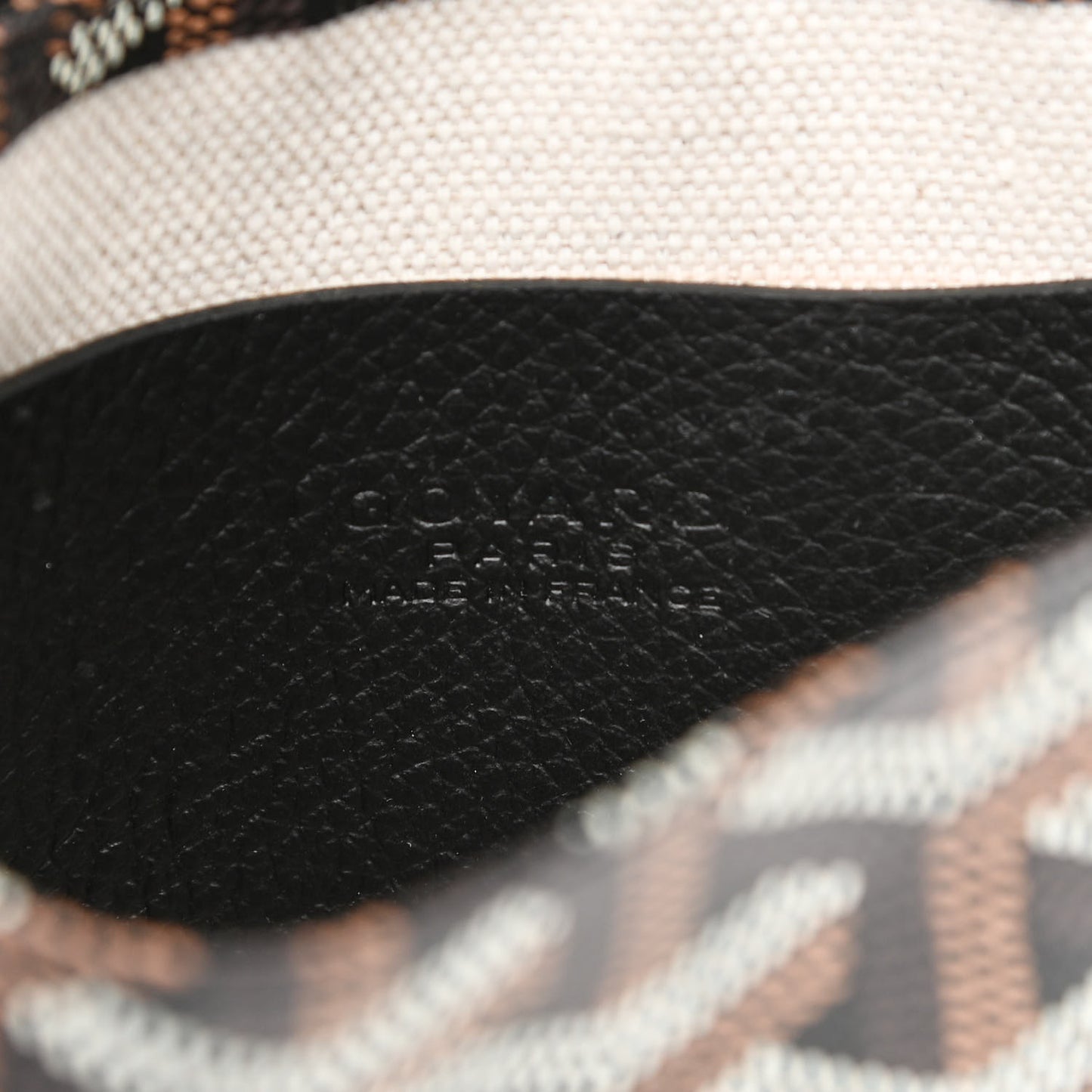 Goyardine Plumet Wallet Clutch Black