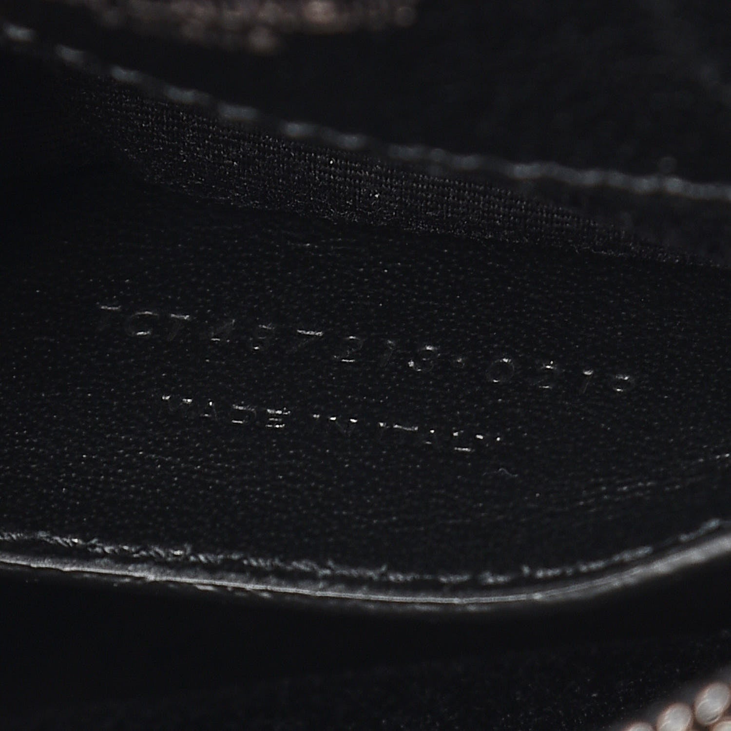 Saint Laurent Sheepskin Matelasse Chevron Monogram Medium College Bag Black 10 of 10