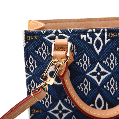 Louis Vuitton Jacquard Since 1854 Petit Sac Plat Blue 11 of 14