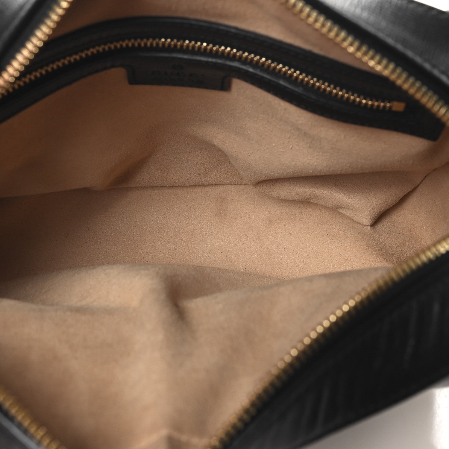 Gucci Textured Calfskin Small Horsebit 1955 Shoulder Bag Black 5 of 10