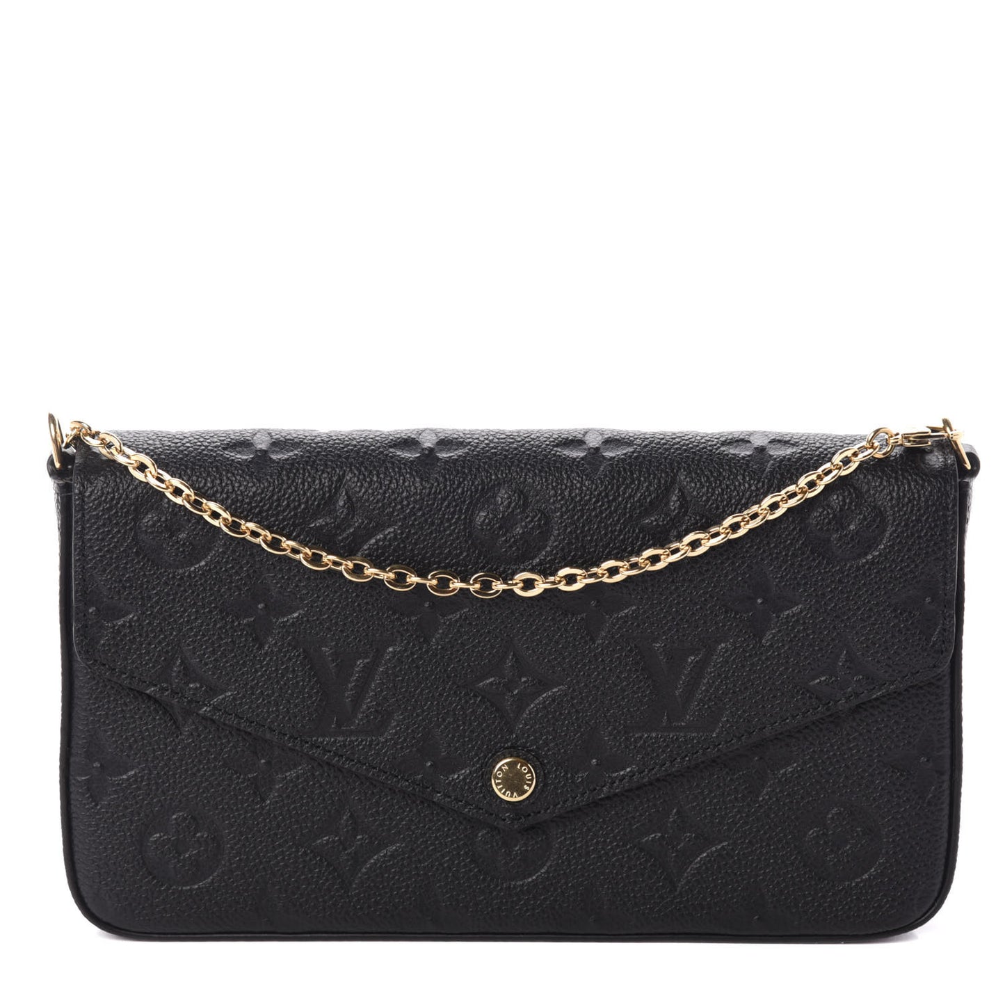 Empreinte Pochette Felicie Chain Wallet Black