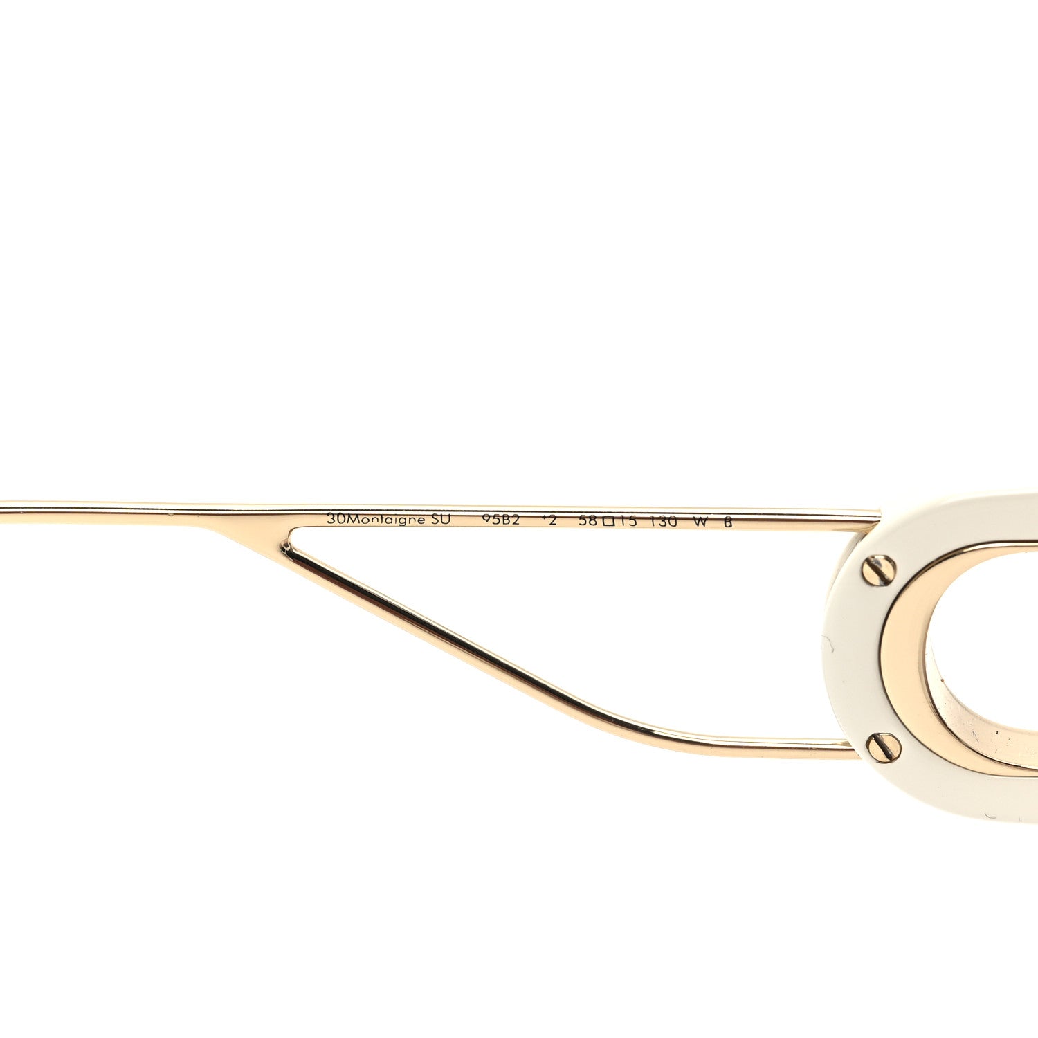 Christian Dior Square 30 Montaigne Sunglasses White 6 of 6