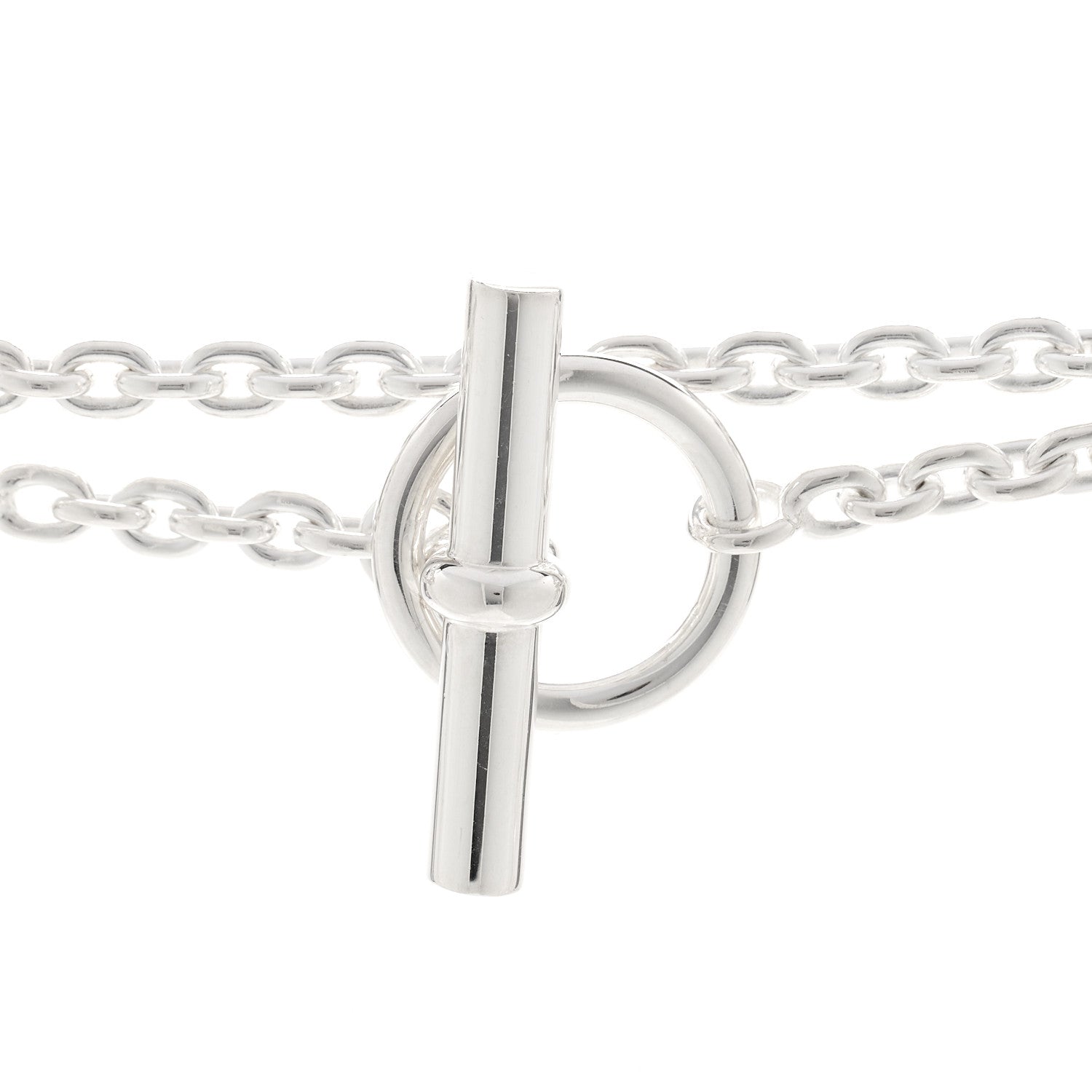 Hermes Sterling Silver Farandole Necklace 120 4 of 6