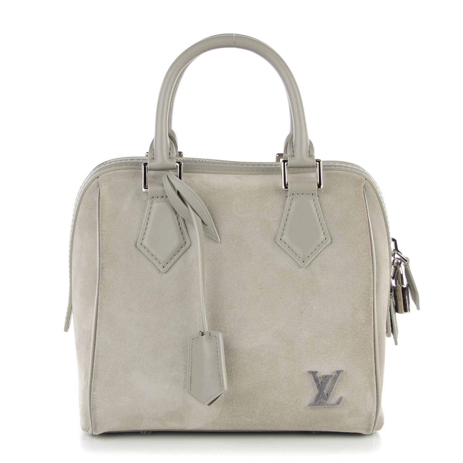 Louis Vuitton Suede Cubic Illusion Speedy Cube PM Grey 1 of 7