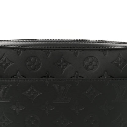 Louis Vuitton Calfskin Monogram Shadow Duo Messenger Black 7 of 11