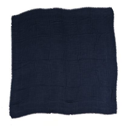 Christian Dior Wool Silk Oblique Shawl Blue 1 of 3