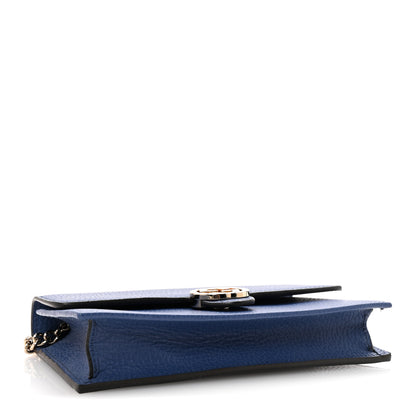 Gucci Dollar Calfskin Interlocking G Chain Wallet Caspian 4 of 10
