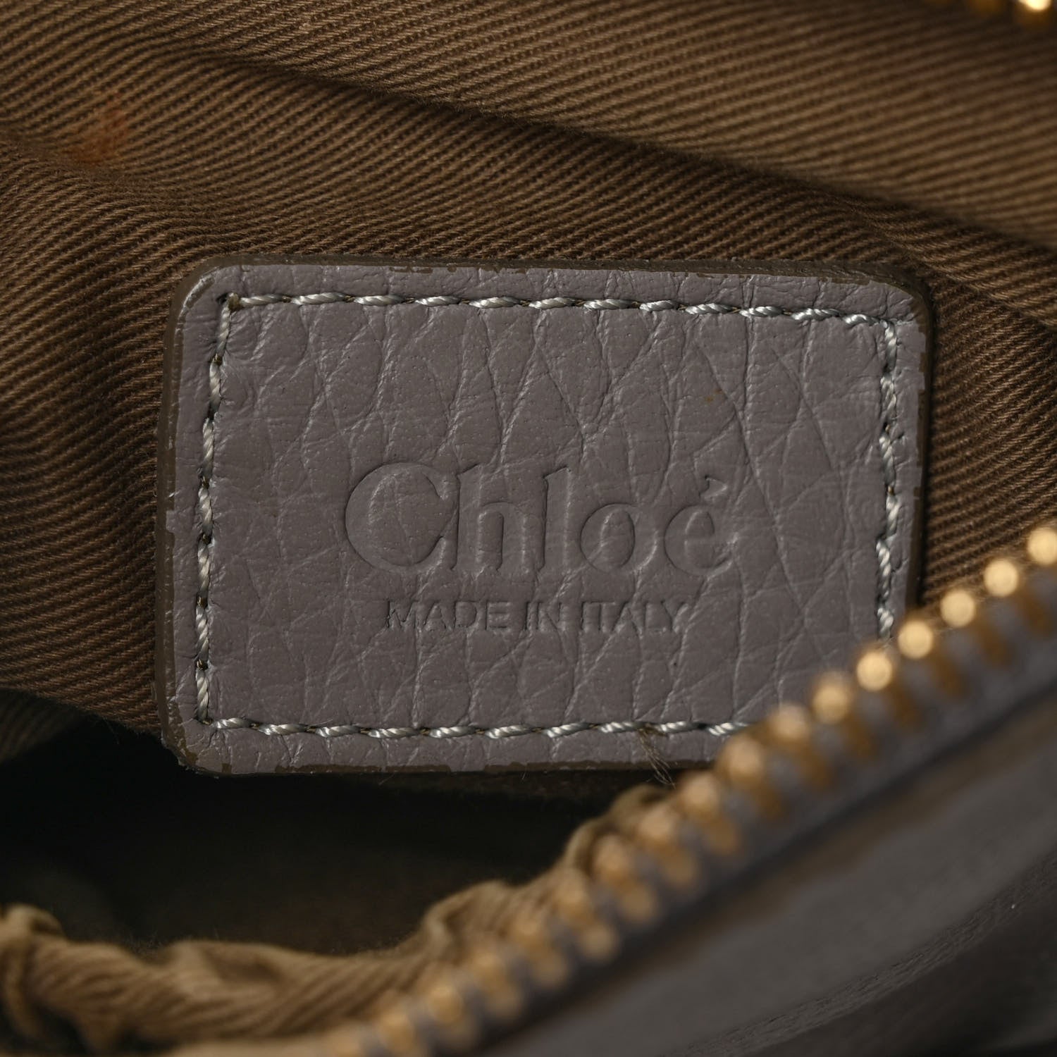 Chloe Calfskin Mini Marcie Satchel Cashmere Grey 6 of 11