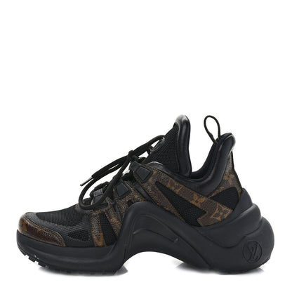 Louis Vuitton Calfskin Monogram LV Archlight Sneakers 36 Black 1 of 8