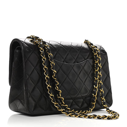 Chanel Lambskin Quilted Medium Double Flap Black 3 of 10