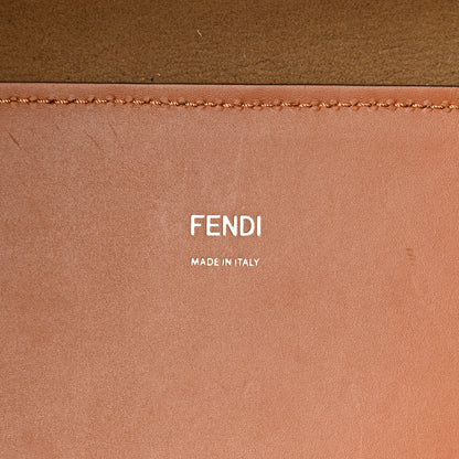 Fendi Vitello King Plexiglass Medium Fendi Sunshine Shopper Tote Cuoio 6 of 10