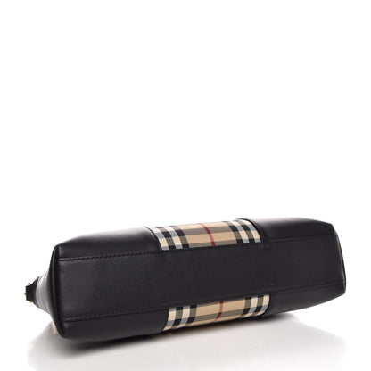 Burberry Horseferry Check Small Chichester Crossbody Clutch Bag Black 4 of 8