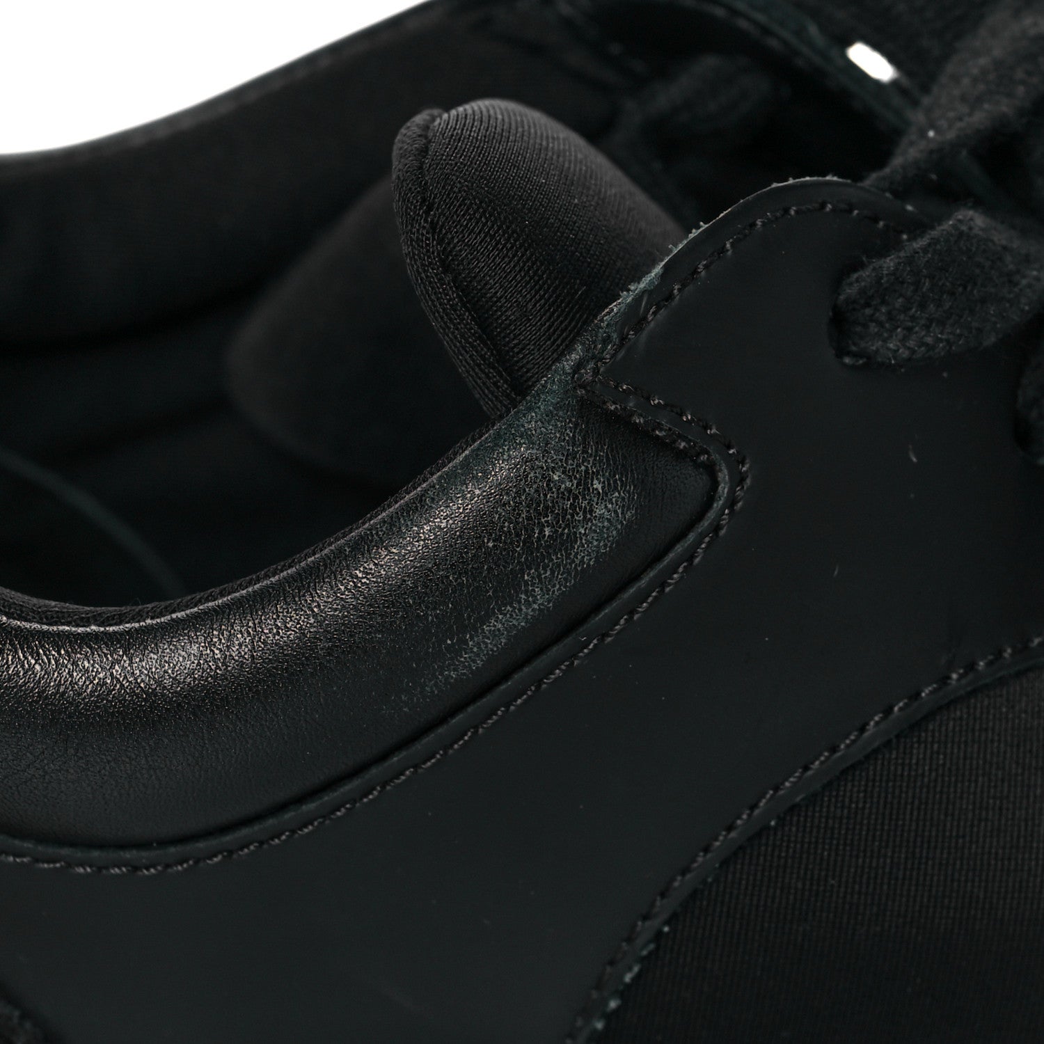 Chanel Fabric Calfskin Suede CC Sneakers 38 Black 12 of 14