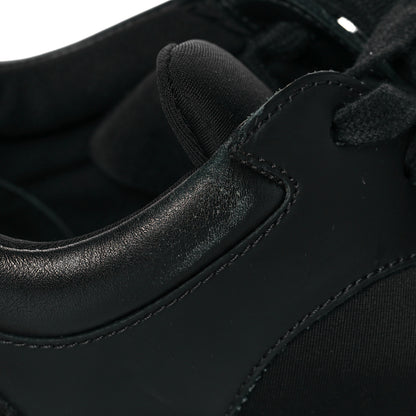 Chanel Fabric Calfskin Suede CC Sneakers 38 Black 12 of 14