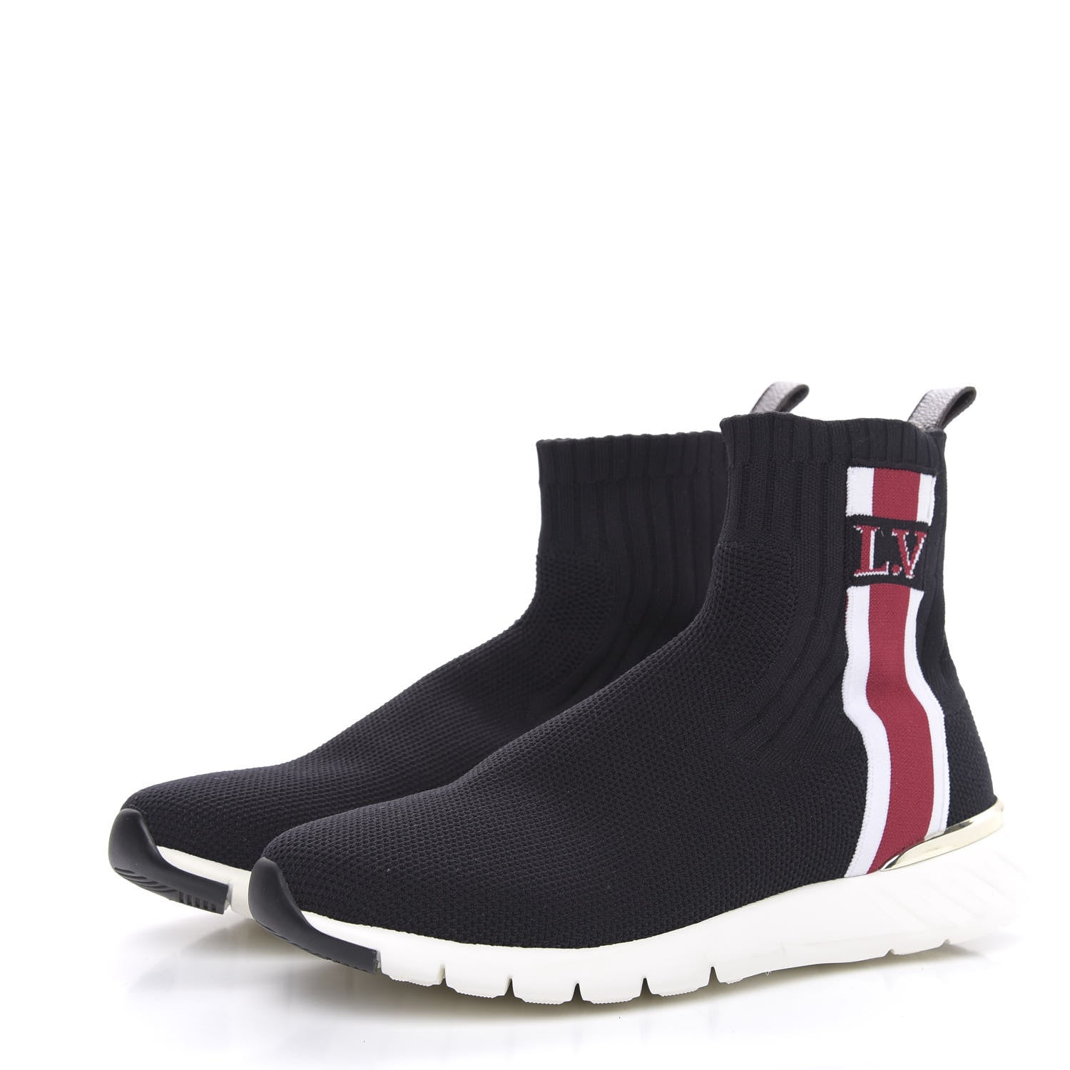 Louis Vuitton Stretch Fabric Aftergame Sneaker Boots 38 Black 3 of 8
