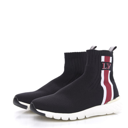 Louis Vuitton Stretch Fabric Aftergame Sneaker Boots 38 Black 3 of 8