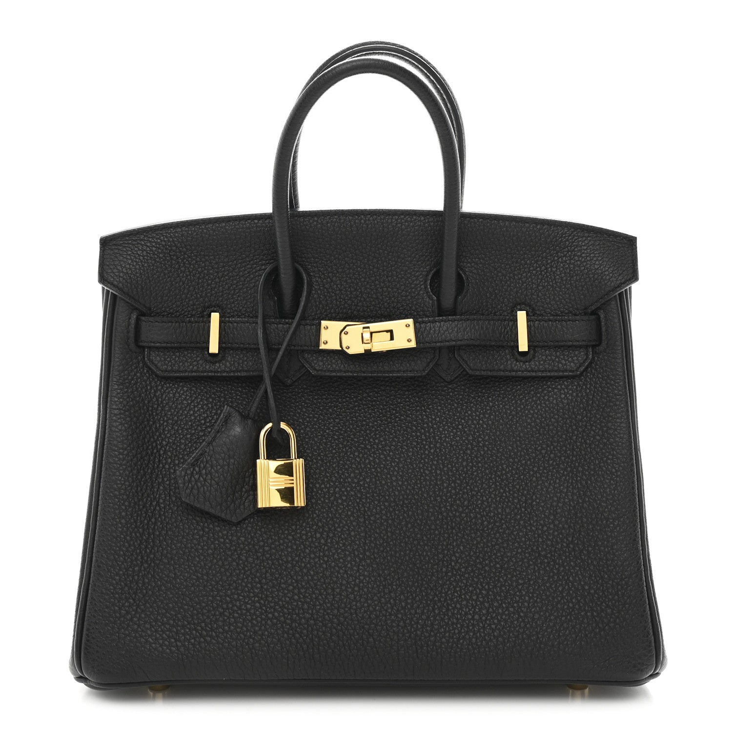 Hermes Birkin 25 Black GHW Togo leather - Hermès