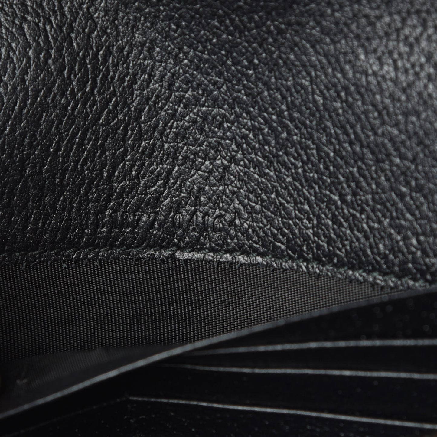 Calfskin Web Mini Dionysus Chain Wallet Black