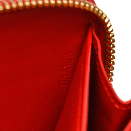 Louis Vuitton Patent Sweet Monogram Zippy Wallet Pomme D'Amour 7 of 7