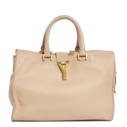 Saint Laurent Calfskin Small Classic Y Cabas Beige 1 of 7