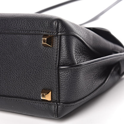MCM Grained Calfskin Small Milla Crossbody Black 11 of 12