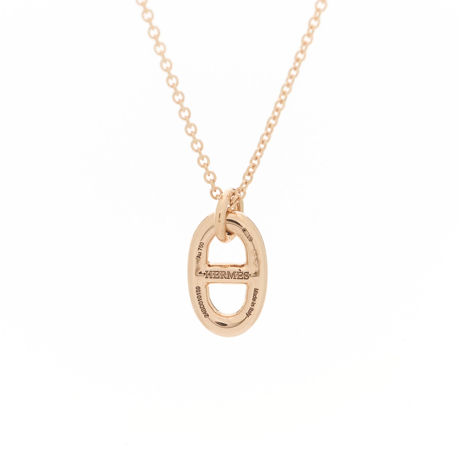 Hermes 18K Rose Gold PM Farandole Pendant Necklace 4 of 7