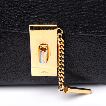 Chloe Grained Lambskin Mini Drew Shoulder Bag Black 13 of 13