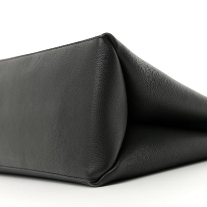 Louis Vuitton Grained Calfskin Lockme Shopper Black 10 of 12