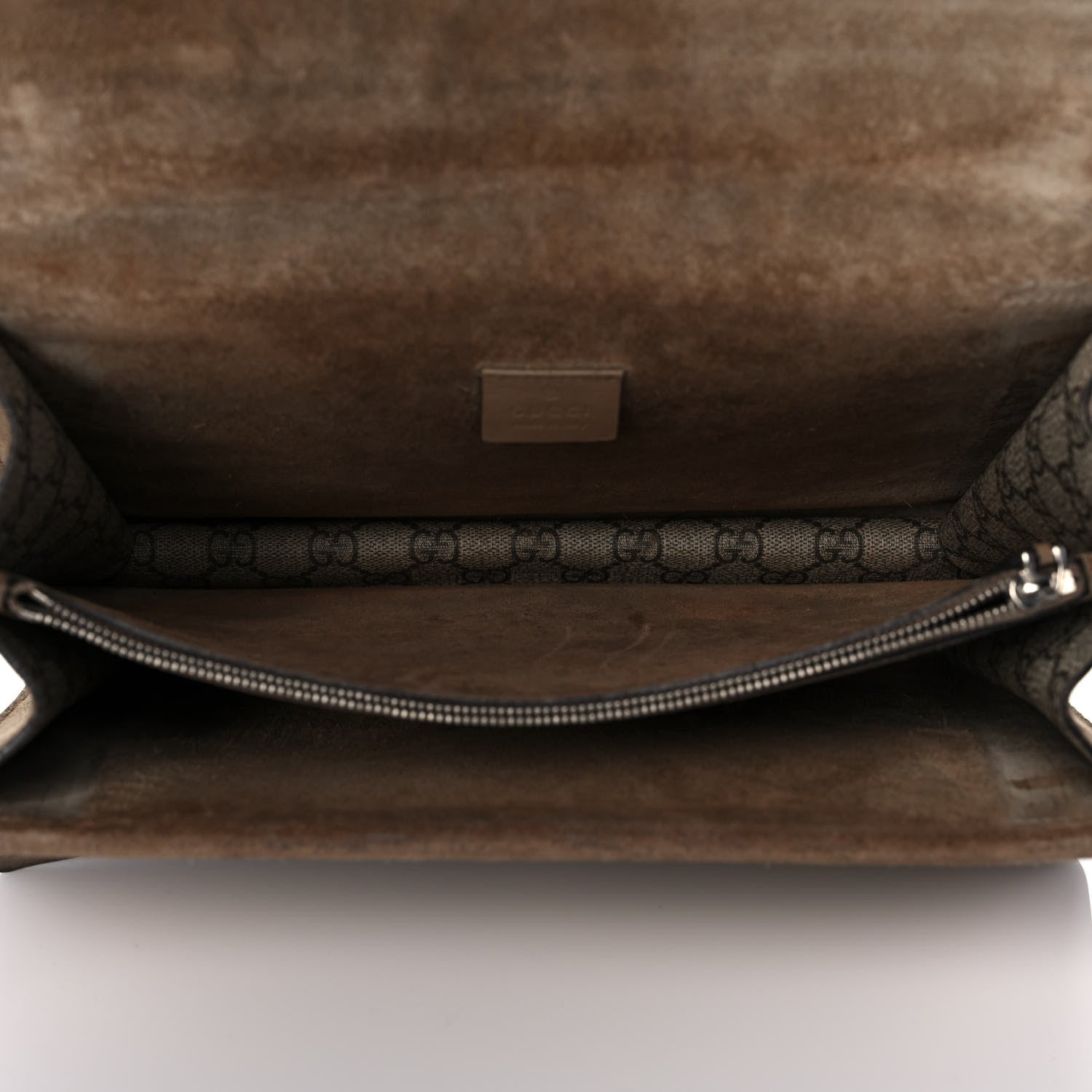 Gucci GG Supreme Monogram Medium Dionysus Shoulder Bag Taupe 5 of 11