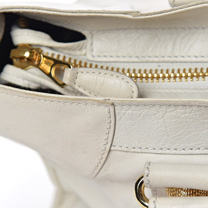 Balenciaga Agneau Giant 21 Gold Hardware Part Time White Light 21 of 23