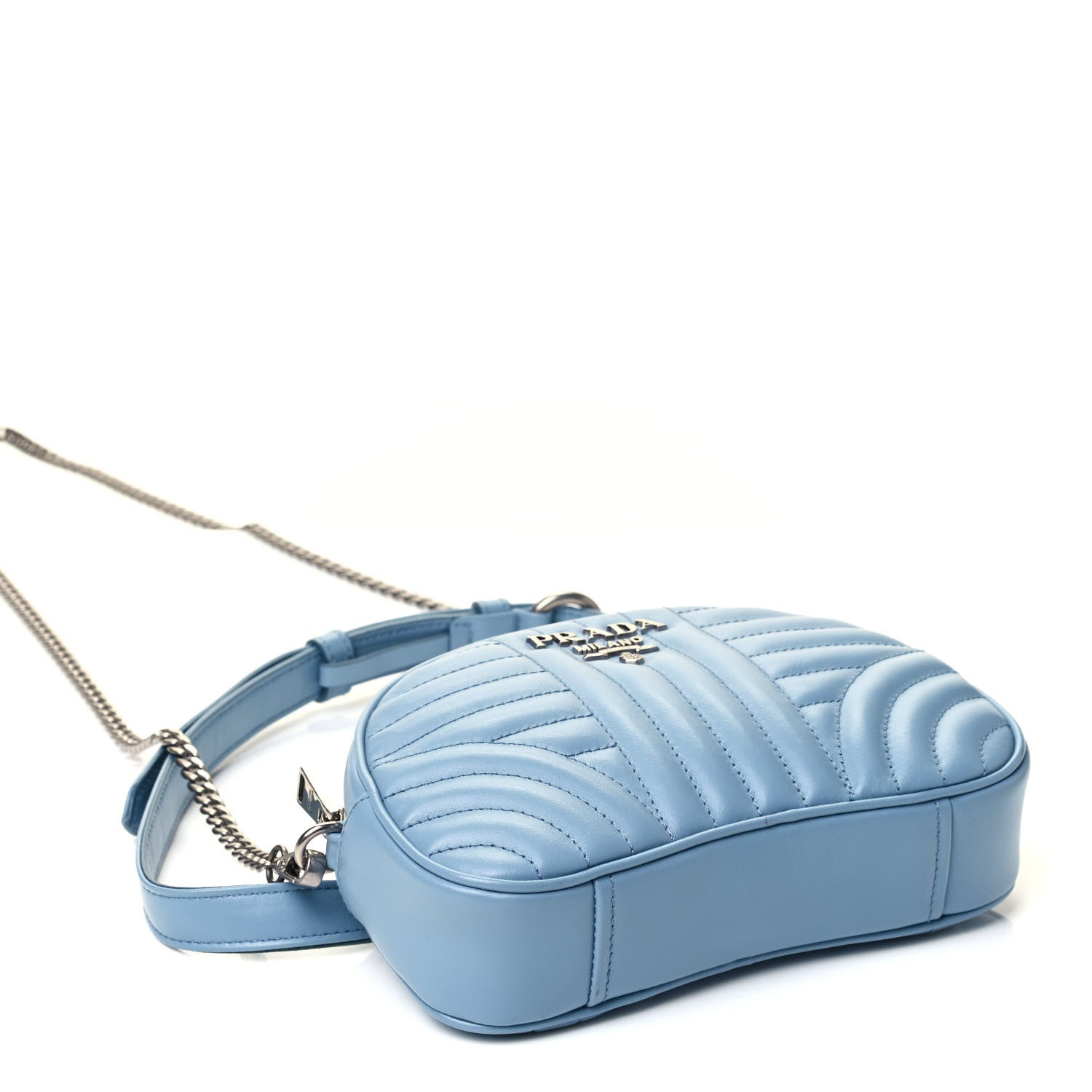 Prada Soft Calfskin Impunture Diagramme Belt Bag Astrale 2 3 of 4