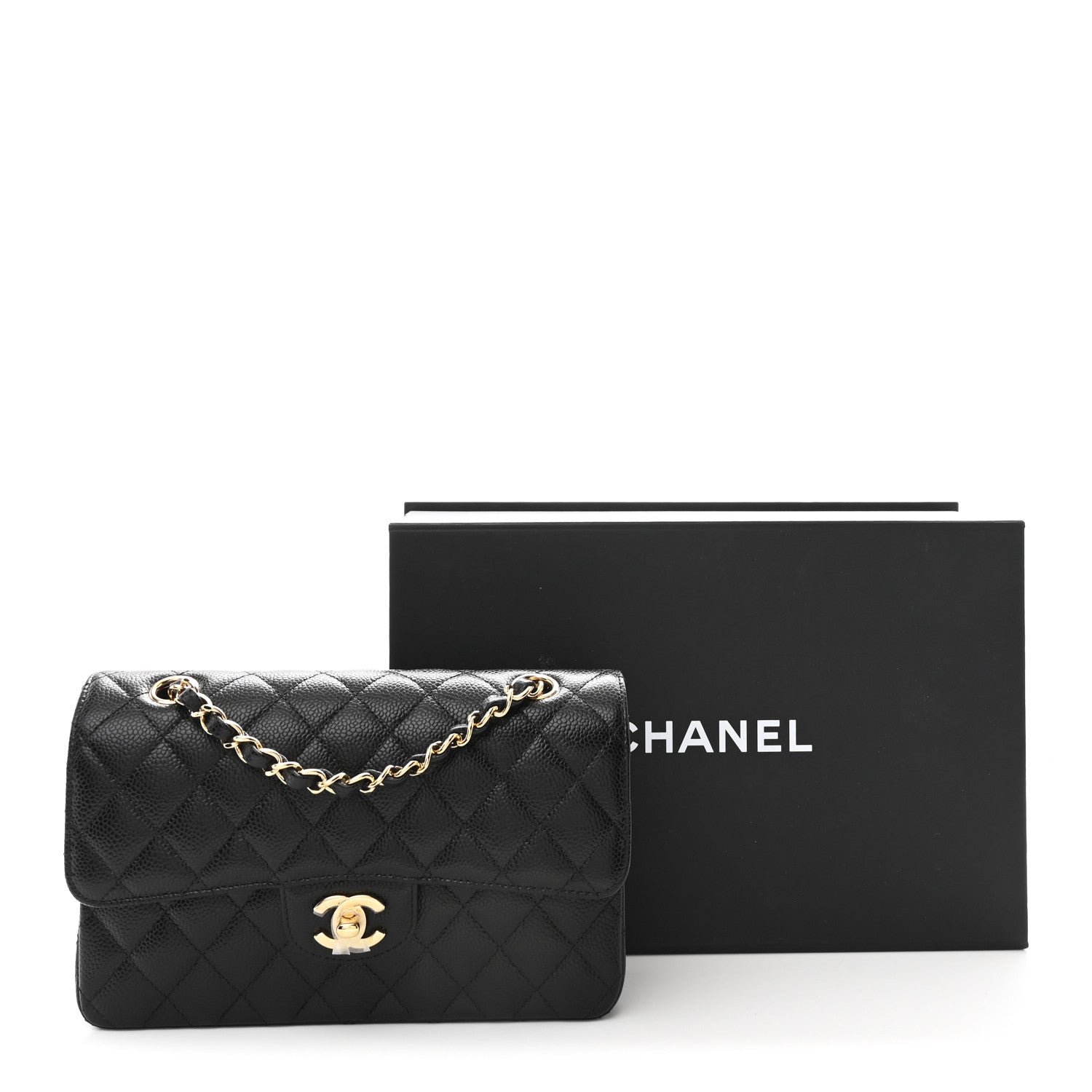 Chanel Caviar Quilted Small Double Flap Black 11 of 11