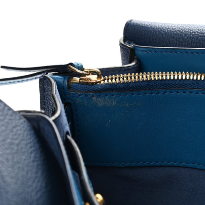 MCM Grained Calfskin Medium Milla Tote Navy 16 of 22