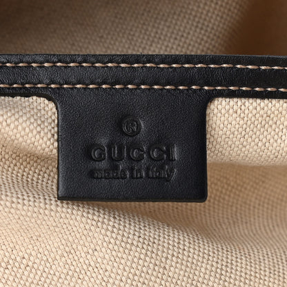 Gucci GG Supreme Monogram Medium Zippered Shopping Tote Navy 6 of 10