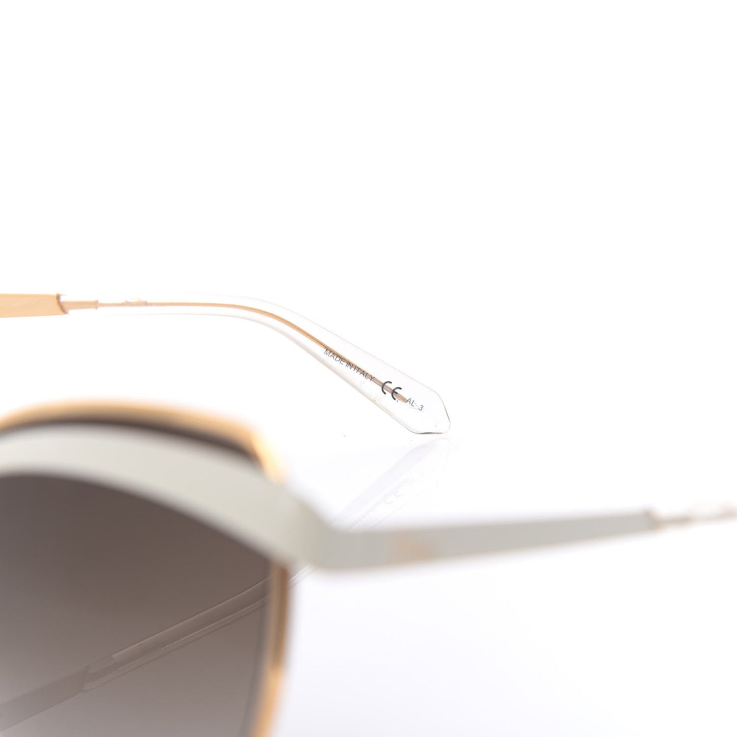 Eyes1 Sunglasses White Gold